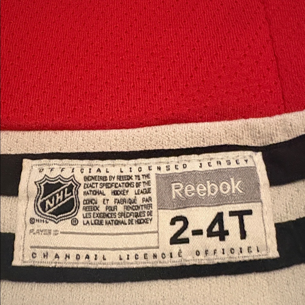 Reebok Chicago Blackhawks Patrick Kane #88 Jersey Childs 2-4T - Picture 3 of 7